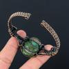 Amazing Copper Malachite Gemstone Handmade Copper Wire Wrap Jewelry Adjustable Cuff