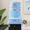2Pcs/Set Dustproof Bucket Sleeve Lace Embroidered Printed Barrel Dust Cover Water Dispenser Cover