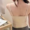 2026 French Lace V-Neck Camisole with Chest Pads - Slimming Beautiful Back Tank Top