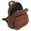 Adidas 9L Plush Practical Sports Recycled Polyester Backpack Women Backpack Soft-Brown KC0228