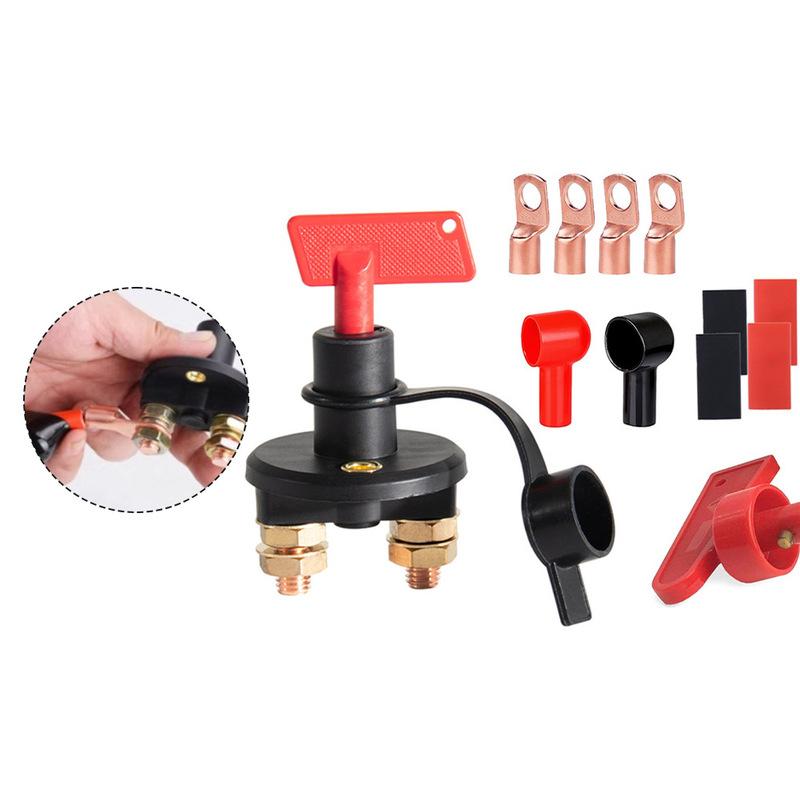 12V/24V Battery Circuit Breaker Battery Isolator Switch For Tractors Ship Car Truck Vehicle Main Switch Interior Parts Accessory