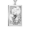 Dawapara The Major Arcana Tarot Cards Vintage Amulet Pendant for Necklaces Accessories Wholesale Stainless Steel