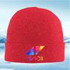 Abstract colorful music logo design Men Women Unisex Knitted Hat Beanie Pullover Cap Winter Thermal Warm Christmas Outdoor Cycli