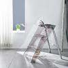 Transparent Kitchen Storage Cabinet with Wheels: Multi-Layer Organizer for Fruits and Vegetables