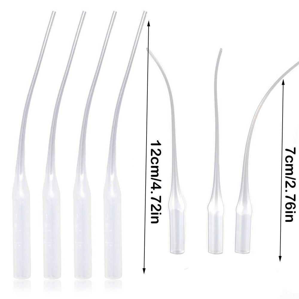 100Pcs Plastic Precision Applicator Dispensing Micro-Tips Glue Dispensers Arts Crafts
