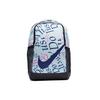 Brasilia Just Do It Printed Polyester Backpack Unisex Backpacks Blue BA6211-085