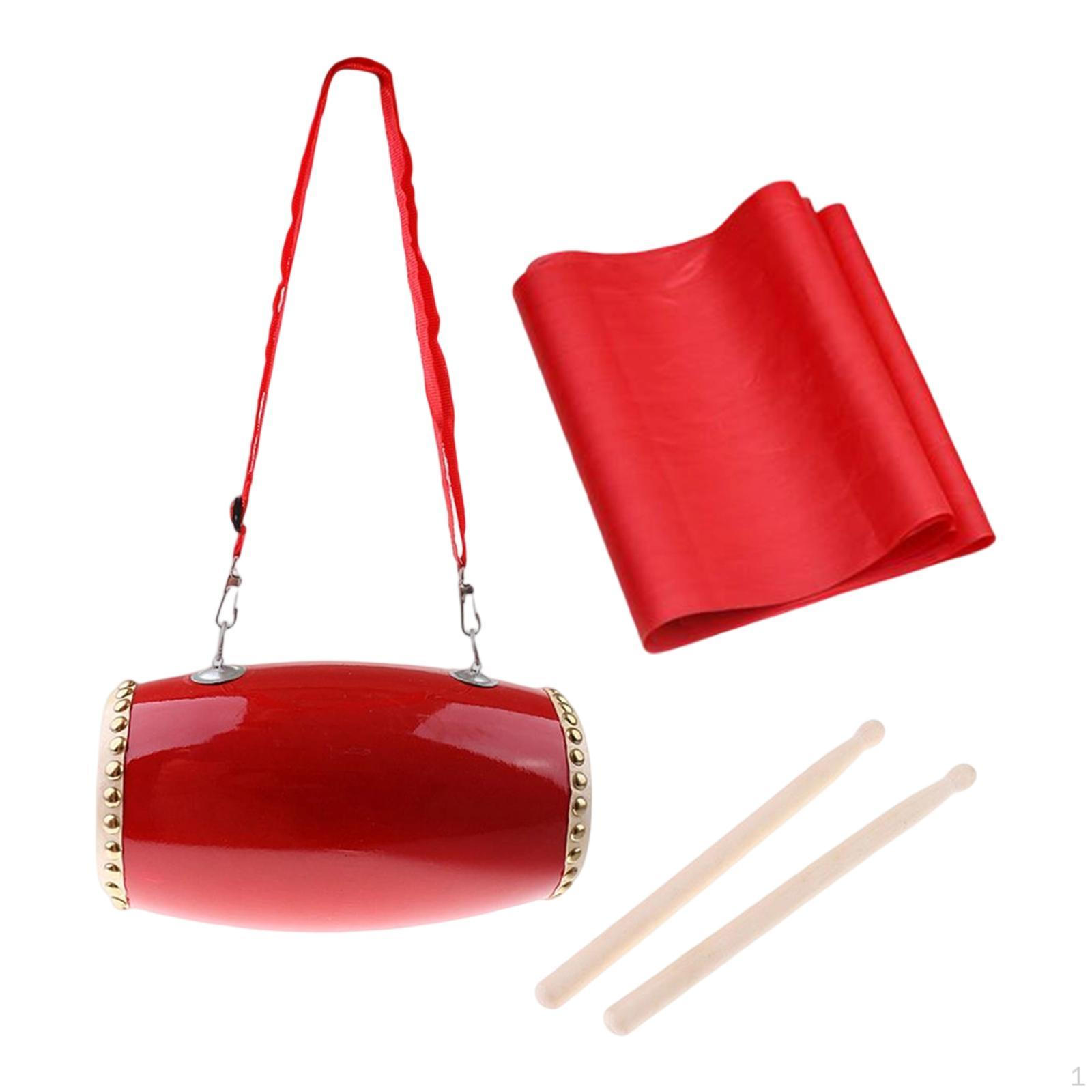 

Traditional Chinese Simple Waist Drum Educational Early Learning Lightweight Hand Percussion