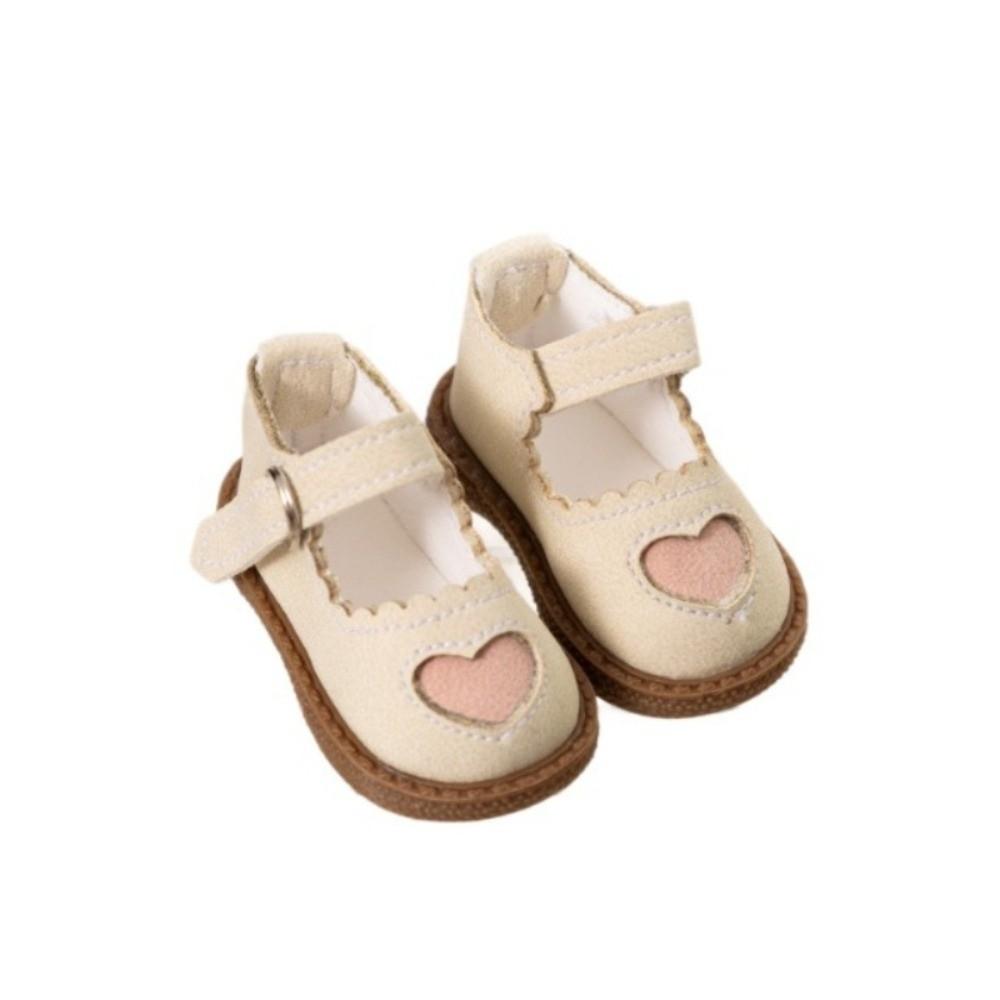 1 pair PU Leather Princess Doll Shoes Mini PU Leather Sandals Toy BJD Doll Shoes  Cotton Doll