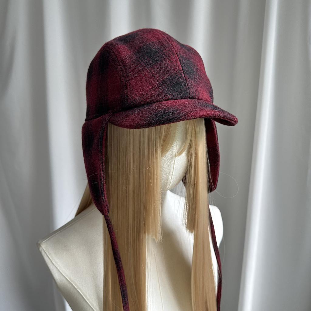 Women's New Winter Trapper Hat - Fashion Casual Plaid Earflap Cap Wide Brim Coldproof Outdoor Stylish Aviator Hat