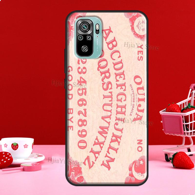 Dziewczęce Pastelowe Witch Goth Etui Ouija Dla Xiaomi Redmi Note 11 Pro Note 10 9 8 Pro 11S 9S 10S Pokrowiec Dla Redmi 10 9 9A 9C 9T