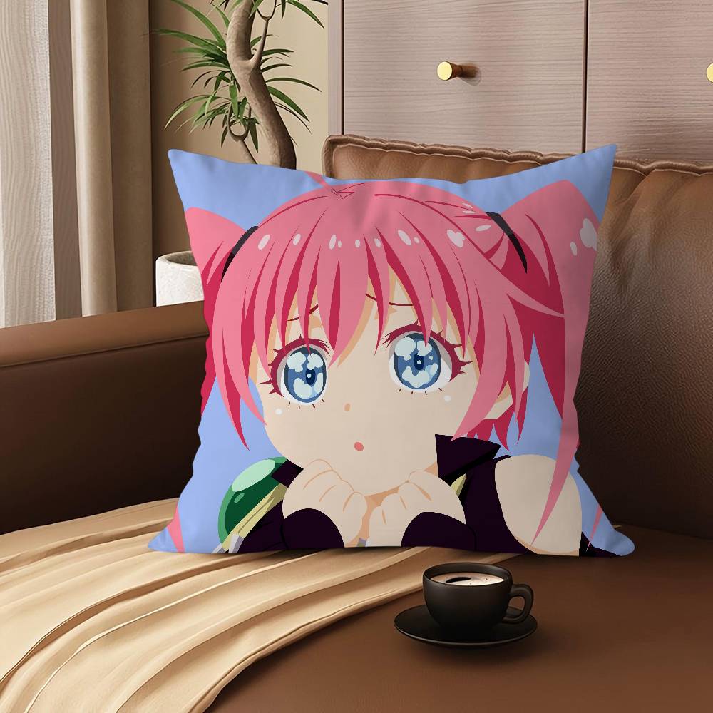 

В тот раз, когда я переродился слизью, наволочка, подарок, подушка, наволочка, декор для спальни, дома, дивана, кресла, сиденья, наволочка 12x12Inch