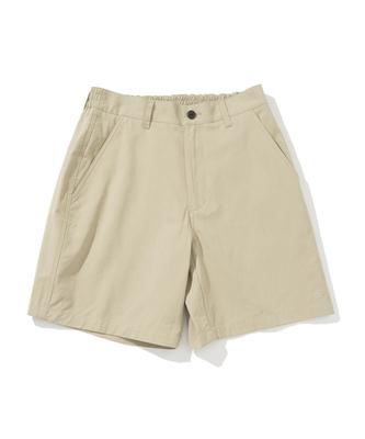 UNIFORM BRIDGE Basic Cotton Swim Shorts Beige