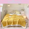 Solid Color Jacquard Thickened 70x100cm Kid Blanket Double Sided Fluff Plushfor Sofa And Office Use