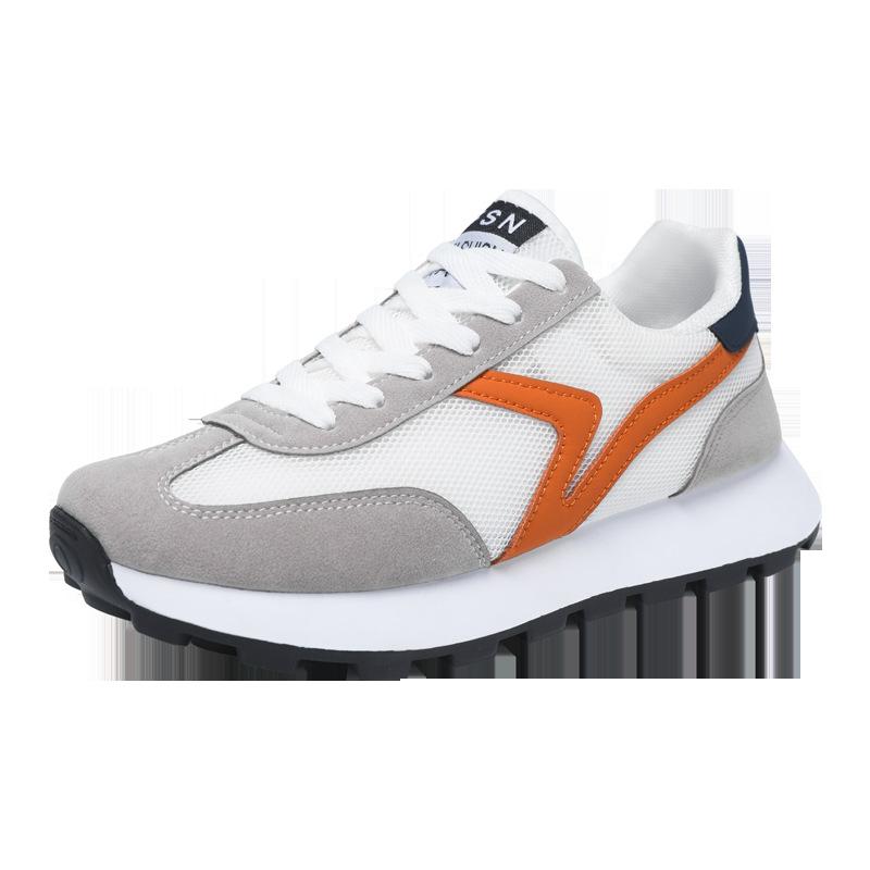 Neues Paar Sportschuhe Farbabstimmung vielseitige Plateauschuhe bequeme Paarschuhe Trend vielseitige Freizeitschuhe Herren und Damen