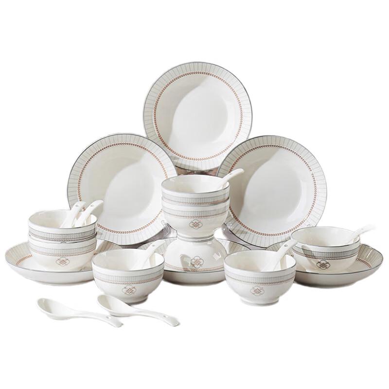 Tang Hui 22-Piece Galaxy Underglaze Ceramic Dinnerware Set