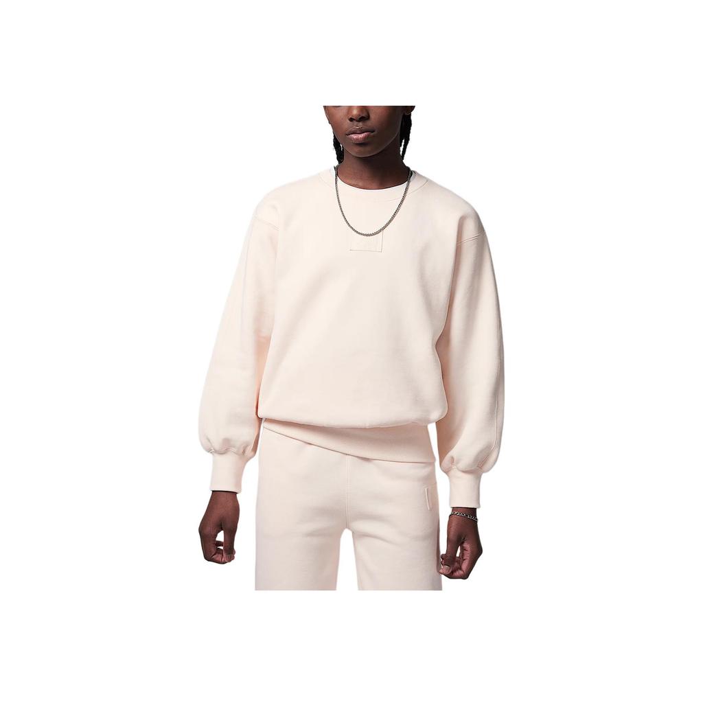 Jordan Flight Essentials Fashion Simple Fleece Warm Crewneck Kids Tops Ice-Pomegranate HQ8252-838