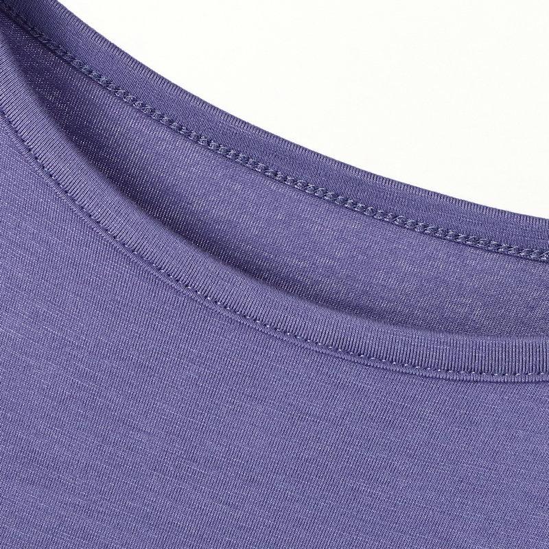 HNXC Šaty střední délky v jednobarevné letní barvě, doplněné volným tílkem bez rukávů velké velikosti a ležérním topem na zavazování za krk.