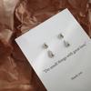 Metal Ball Drop Earrings for Womans New Two Wear Way Round Fashion Korean Fashion Jewelry Gothic Girlsimple Earrings