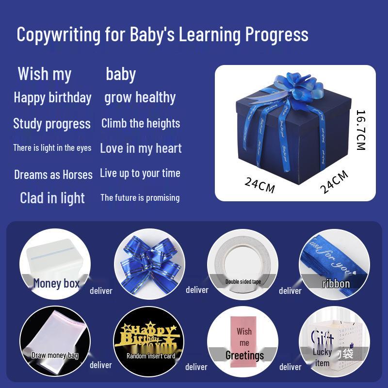 Celebrity Style Surprise Explosion Birthday Gift Box for Kids