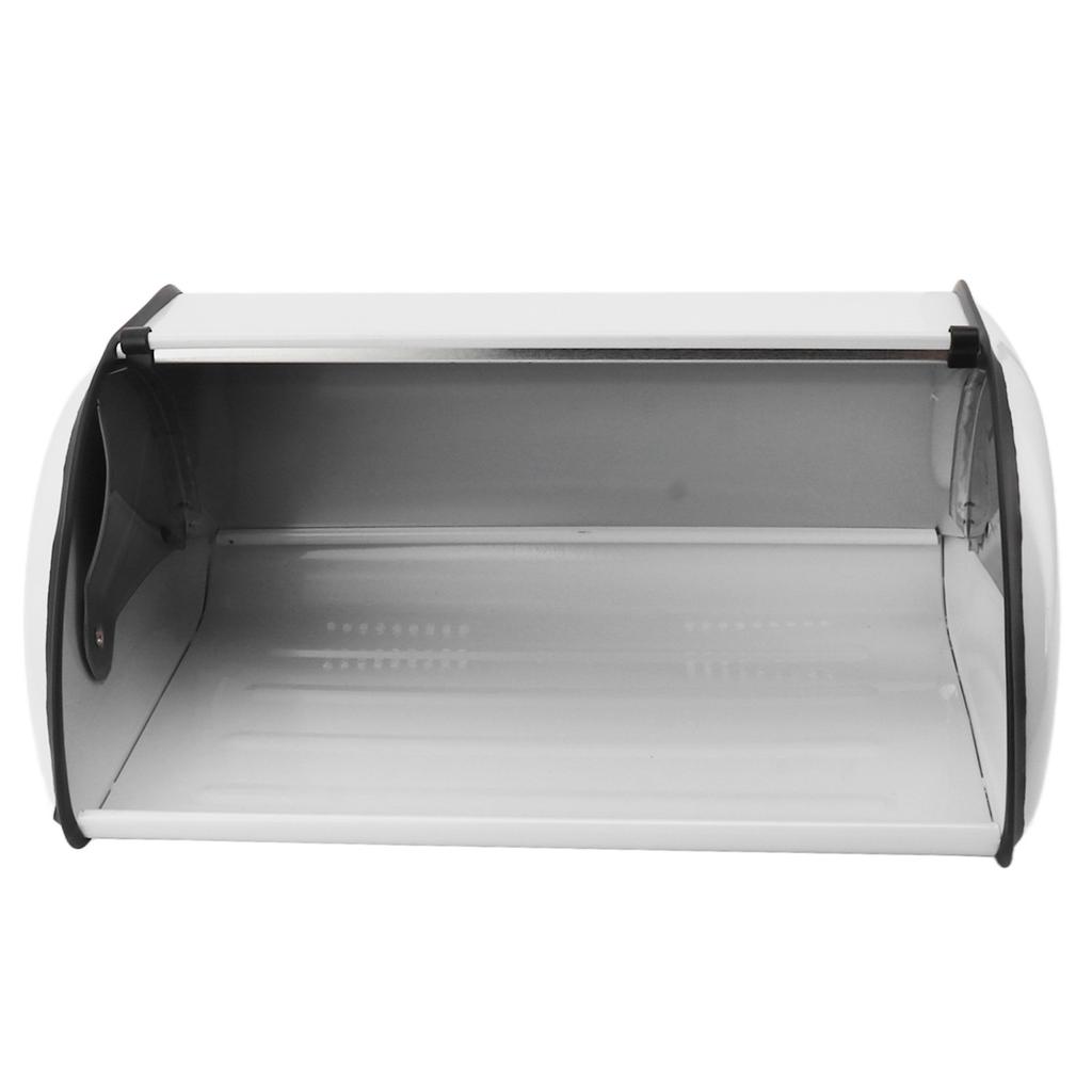 Brödlåda Liten Trumformad Utdragbar Fällbart Lock Multifunktionell Förvaring Järn Brödförvaringsbehållare