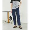 ROPE PICNIC Revolutionary Denim Denim Straight Navy Size 38 Waist-Shaped Pants, (40),