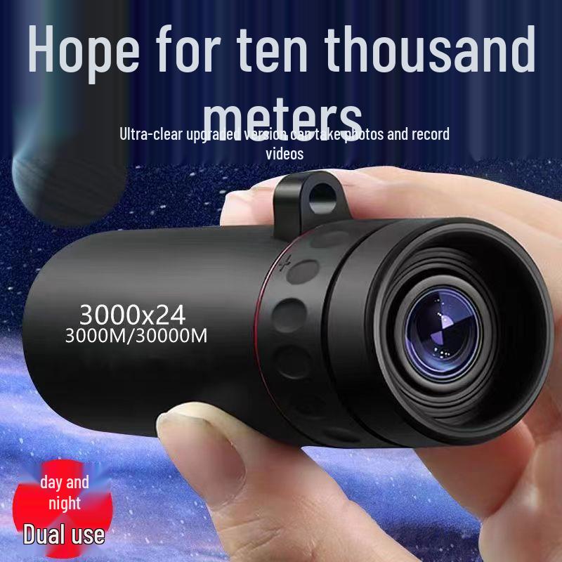 HD Night Vision Monocular Telescope: High Magnification for Bird Watching, Photography, and Outdoor Adventures.