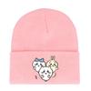 Chiikawa Usagi Round Top Dopamine Print Knit Hat For Enthusiasts Animation
