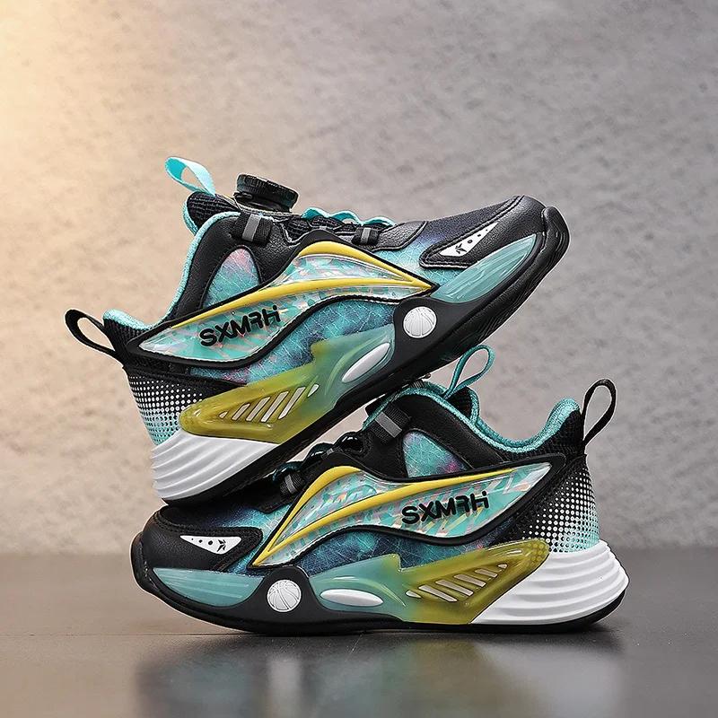 

Новая детская нескользящая кожаная спортивная обувь, дышащие кроссовки для мальчиков, повседневная спортивная обувь для детей среднего и старшего возраста 29