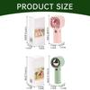 Mini Portable Fan, Powerful Rechargeable Handheld Fan with USB, Silent Travel Pocket Fan for Kids, Girls, Women - Compatible with Personal Use