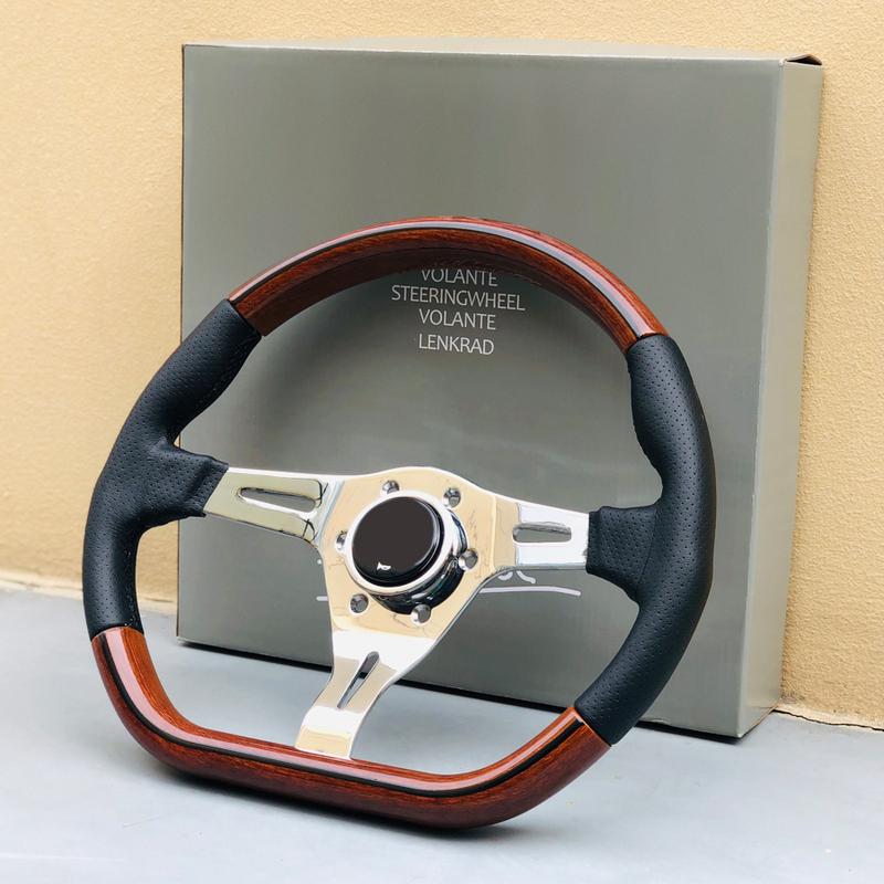 Tuning D Steering Wheel Classic 14Inch Modified Racing Sports Car Steering Wheel For Universal