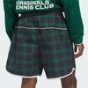 Adidas Originals Track Cherry Woven Plaid Color Block Mid Rise Sports Shorts Unisex shorts JZ0489