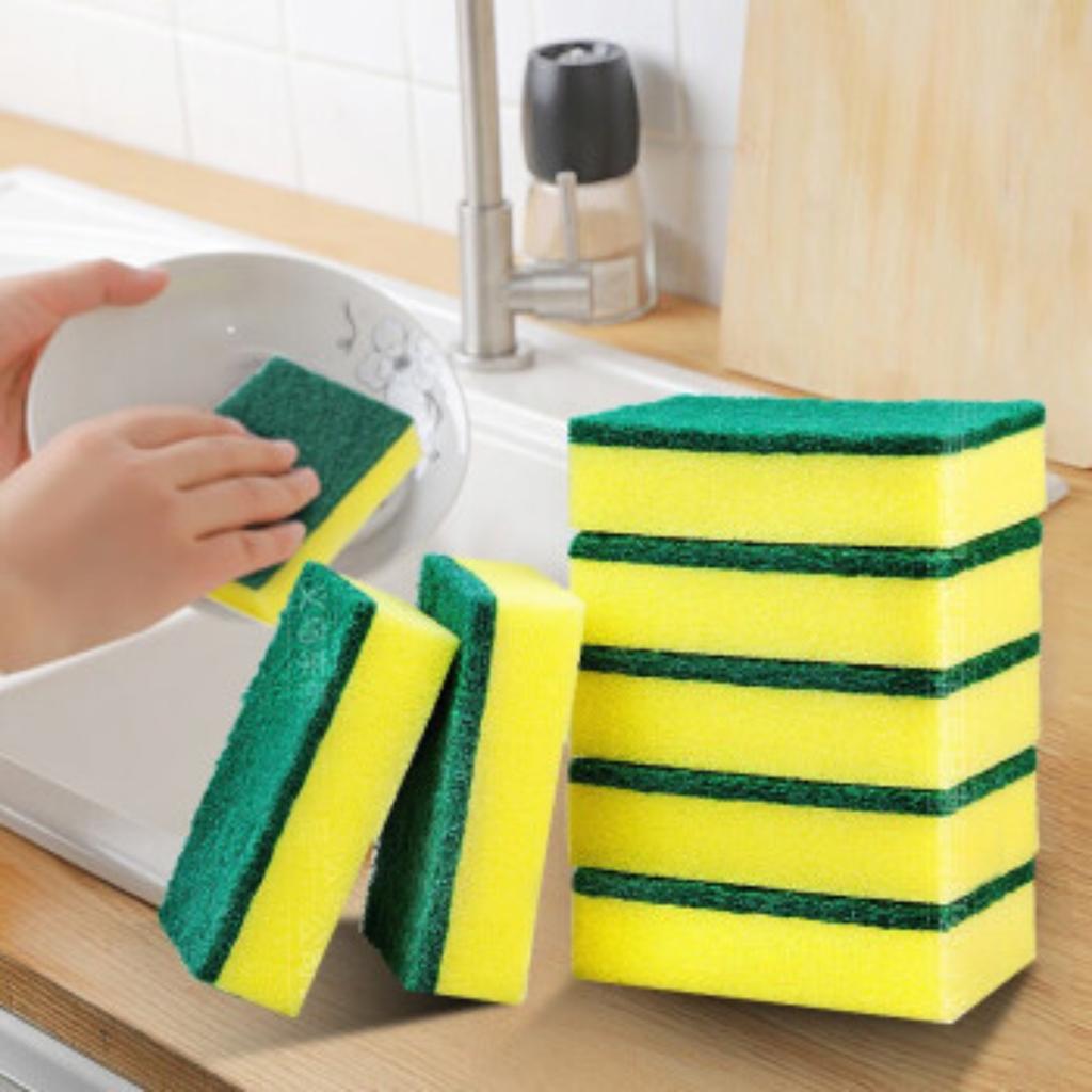 Density Sponge, Dishwashing Sponge, Kitchenware, Dishwashing Sponge, Scouring Pad, Household Cleaning, Dishwashing Cloth, Rag, High