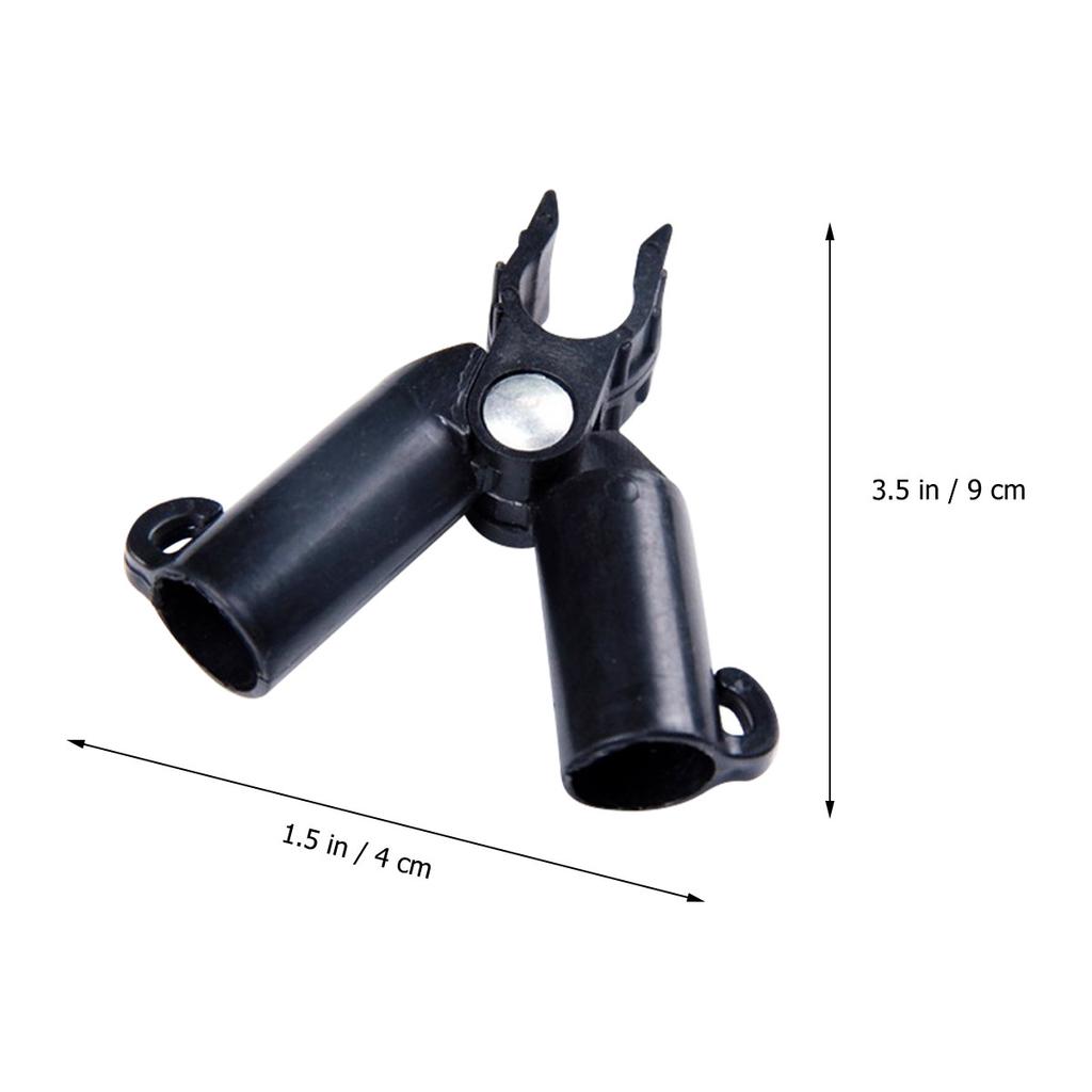 10Pcs Adjustable Plant Plastic Connectors 0-70 Degree Rotation for Tomato Vine Cucumber Eggplant Morning Glory Support Stakes