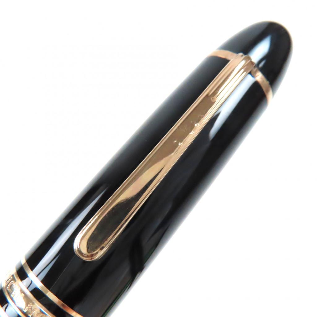 Great MONTBLANC Fountain Pen Meisterstck 149 Black Gold 14K Mens Used