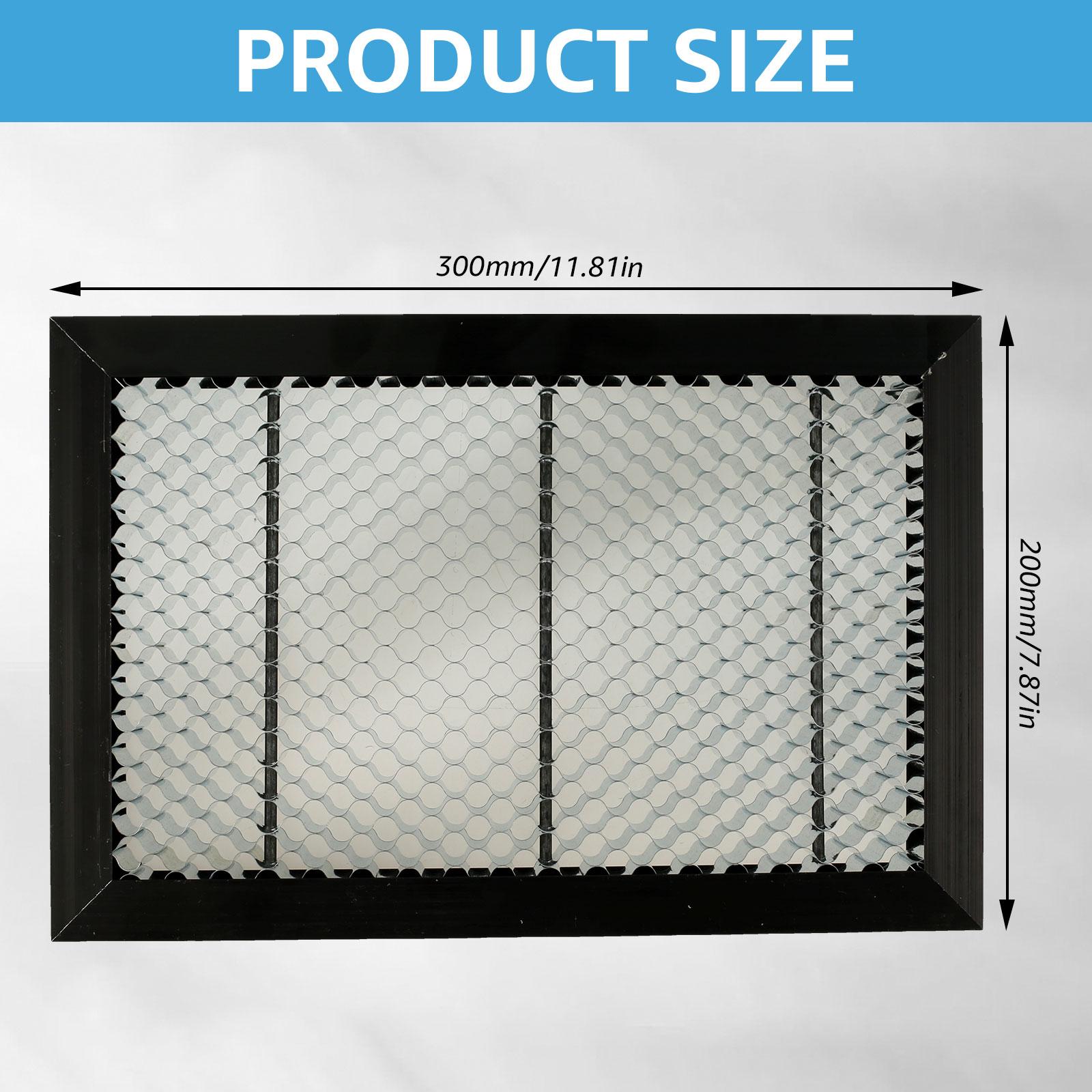 

Сотовый лазерный стол 400x400 мм, стальной сотовый рабочий стол для лазерного гравера, аксессуары для резки, быстрое рассеивание тепла