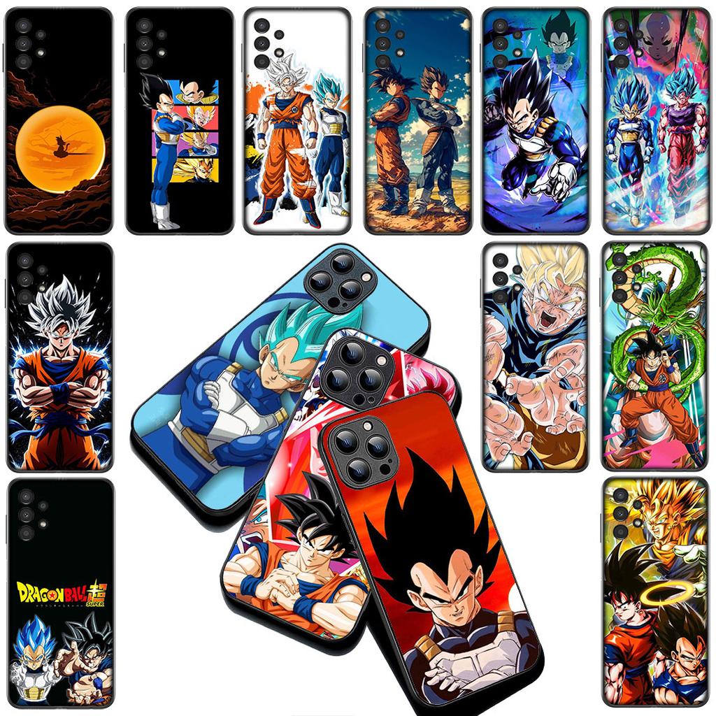 Vegeta Dragons Gokus Balls Super Cover for Samsung Galaxy S25 S24 S23 FE Ultra Plus S7 Edge S25+ S24+ A56 5G + Coque Phone Case