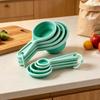 8Pcs Kitchen Measuring Spoon Measuring Cups Measuring Tools Portable Silicone Coffee Sugar Scoop Kitchen Gadgets