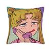 Sailor Moon Pillow Case Soft Pillow Cover For Office Car Home Decor Retro Trendy Cushion Cover