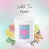 Landrin Aroma Candle White Tea Scent 180g Gift Present Approximately 36 Hours Paraffin Free 100% Vegetable-based,