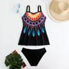 Women's Swimwear Tankini 2 Piece Swimsuit Swimwear Women Monokini Bodysuit  Female Bathing Suit Monokini plus size XS-8XL