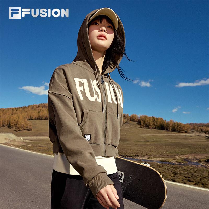 FILA FUSION Women s Knitted Hooded Jacket M
