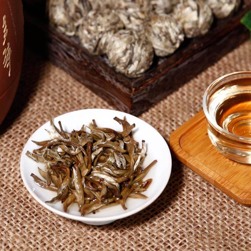Natural Sheng Pu-erh Silver Needle Tea 100g Herbal Energy Loose Leaf