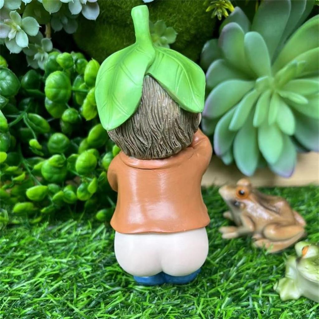 Lustige Zwergen-Dekorationen für den Hof, Jungenstatuen für Zuhause, Gartendekorationen für draußen, dekorative Zwergenstatue aus Kunstharz für den Garten, die Fensterbank usw.