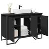 VidaXL Bathroom Vanity Unit Black 91x35x60 Cm, Bathroom Vanity Cabinet, Bathroom Furniture, Cabinet 848659