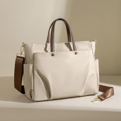 Women's Laptop Shoulder Bag, Large Capacity Briefcase, Crossbody Tote, 15.6-Inch Sleeve