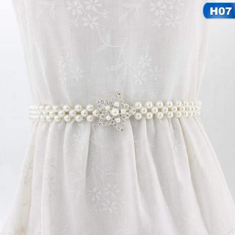 belt with pearls