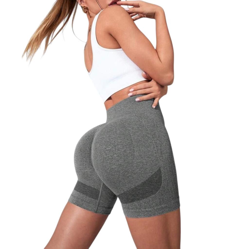 Colanti Scurti Push Up High Waist - Shaping, Breathable, Women, One Size, Black