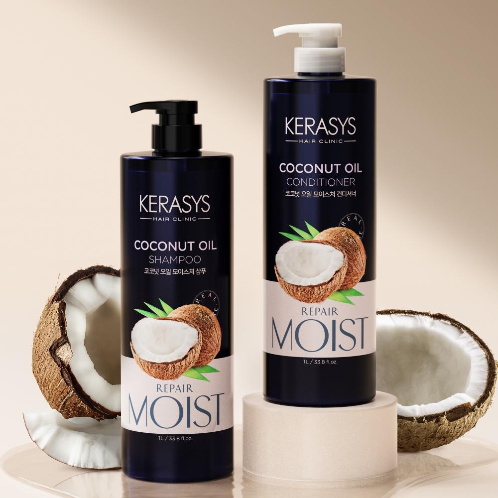 Kerasys Real Nature Coconut Oil Moisture Shampoo 1l