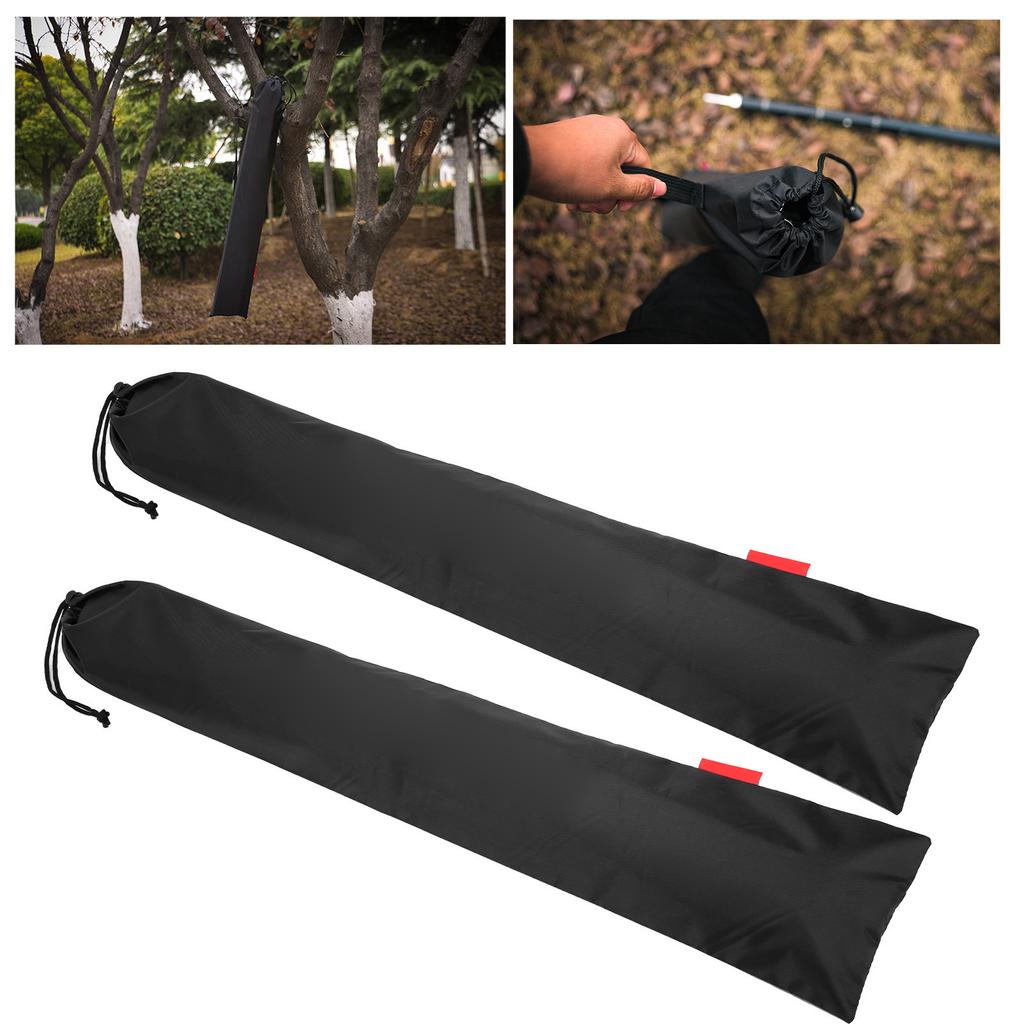 2Pcs Camping Accessory Bag Multifunctional Portable Tent Canopy Pole Storage Bag