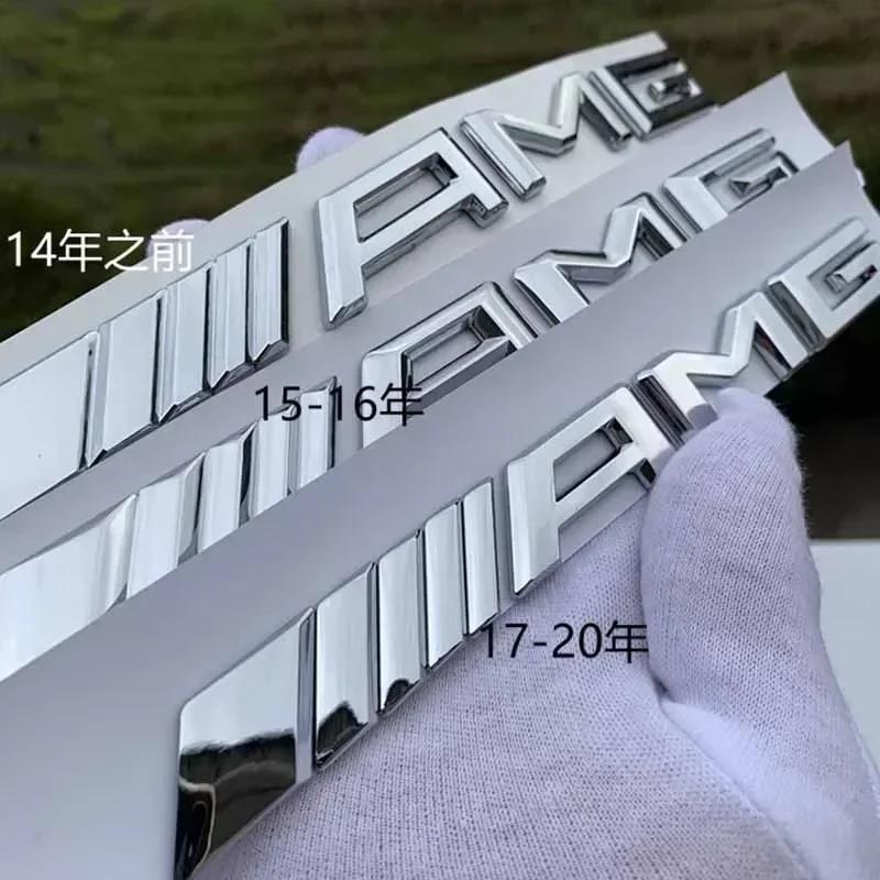 C200 E200 New 2025 For Mercedes Benz 3D ABS Car Rear Trunk Badge Decal Letters Sticker For Mercedes Benz AMG A B C E G CLA C63 G